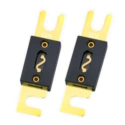 Baomain ANL Fuse ANL-60 60 Amp 60A for Car Vehicles Audio System Sheet Gold Tone (2PCS)