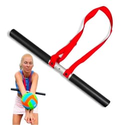 BOARDEE Bump-Pass Volleyball Training Equipment Kit for Proper Passing Technique – Foldable Sticks with Adjustable Fit and Foam-Padded Ends – Training Volleyball Gifts for Solo or Team Practice
