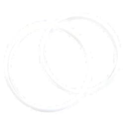 Payanwin Power Pressure Cooker Sealing Ring Clear Color Multi-Cooker Rubber Gaskets for Many 5 Liter 6 Liter 5 Quart and 6 Quart Models, Set of 2