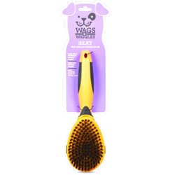 Wags & Wiggles Double Sided Dog Brush - Efficient Pet Grooming for Long or Short Haired Dogs & Cats, Shedding Brush, Detangling Pin & Bristle Hair Brush, Doodle & Poodle Brush, Dog Hair Remover