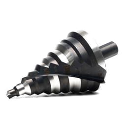 Vouyar 1/4 to 2 Inch HSS Step Drill Bit for Metal Sheet, 10 Sizes Extra Large Drill Stepper Bit for Sheet Aluminium, Plastic, Wood, Heavy Duty, Spiral Grooved