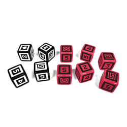 Free League Dice Set for The Electric State Tabletop Roleplaying Game, 10 Six-Sided Dice RPG Fantasy Adventure