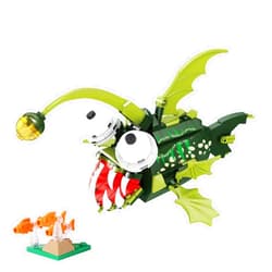 Oichy Deep Sea Building Sets, Angler Fish Toy, Creative Ocean Animal Toys for Kids, Building Angler Creatures Fish Toys (227 PCS)