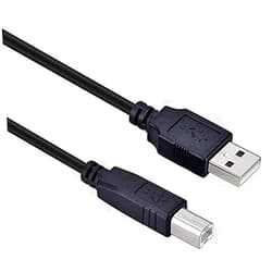 WEARE USB B MIDI Cable USB 2.0 Cord Compatible for Focusrite Scarlett Solo (2nd Gen),Scarlett 2i2 (1st Generation) USB Audio Interface,Numark PT01 Scratch,Vangoa VGK6200,Peavey USB-P