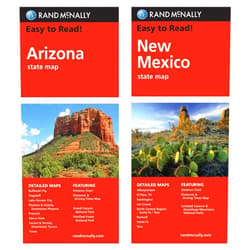 Rand McNally State Maps: Arizona and New Mexico (2 Maps)