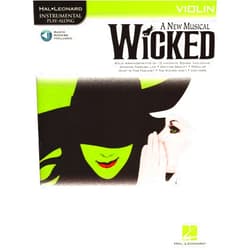 Stephen Schwartz Wicked Violin Play-Along Pack Book/Online Audio (Instrumental Folio)