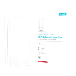 ELEGOO 3 PCS FEP Release Liner Film for ELEGOO Mars 4, Mars 5, Mars 5 Ultra Resin 3D Printer, 206mm*146mm, Thickness 0.15mm