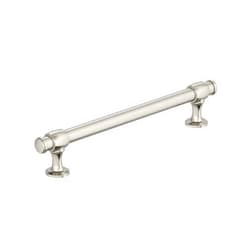 Amerock BP36771G10 | Satin Nickel Cabinet Pull | 6-5/16 inch (160 mm) Center to Center Cabinet Handle | Winsome | Drawer Pull | Kitchen Cabinet Handle | Furniture Hardware