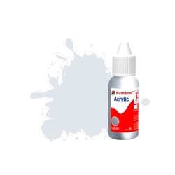 Humbrol Acrylic Paint Dropper Bottle Color No. 56 Aluminum Metallic 14ml DB0056