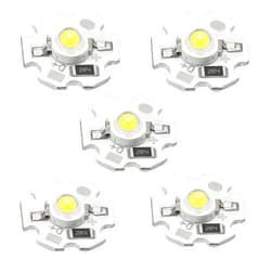 MECCANIXITY COB LED Light Chip Bead 3W 280lm 4000-4500K 20mm 5VDC Energy Saving Bulb for Spotlight Floodlight Replacement Natural White 10Pcs