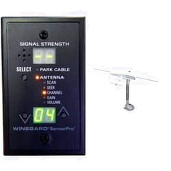 Winegard RFL-332 SensarPro Black TV Signal Strength Meter with HDTV RV Antenna