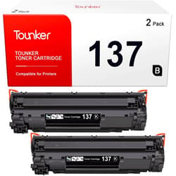 Tounker Compatible Toner Cartridge Replacement for Canon 137 Black Toner Cartridge CRG137 for Canon ImageCLASS MF232w MF242dw MF236n D570 MF23bn MF230 MF240 MF210 MF227dw MF244dw (Black, 2-Pack)