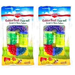 Kaytee CritterTrail Fun-nel Twist & Turn Small Animal Habitat Tubes (Pack of 2)