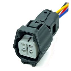 NPQPNAFC 4 Pin Sumitomo Car TS Rear Pedal Oxygen Sensor Plug Wiring Harness Male Female Connector Compatible with SU~UKI Toy~ta 6188-0472 6189-0685 Sensor(4Pin Female)