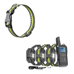 FunniPets Dog Training Collar 2600ft Range Dog Shock Collar with Remote Waterproof Electronic Dog Collar for Small Medium and Large Dogs with 4 Training Modes