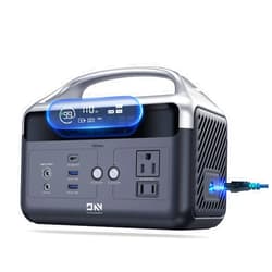 DaranEner Portable Power Station 56000mAh, 179.2Wh LiFePO4 Battery Backup w/ 2 300W (Peak 600W) AC Outlets, 1.5hrs Fast Charging, Power Bank for Hurricane Emergency/Outdoor Camping/RVs/Home Use