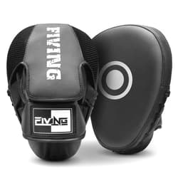 KUANG QUAN Boxing Pads for Men, Women, & Kids, Leather Focus Mitts for Martial Arts, Boxing Training, Curved Punch Mitts for Karate, Kickboxing,Muay Thai, Taekwondo