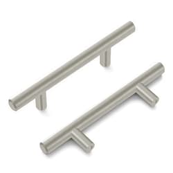 Hickory Hardware Bar Pulls Collection Pull 3 Inch Center to Center Stainless Steel Finish