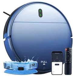 ZCWA Robot Vacuum and Mop, 2 in 1 Robot Vacuum Self-Charging Robot Vacuum Cleaner Compatible with WiFi/APP, Ideal for Hard Floor, Carpet and Pet Hair