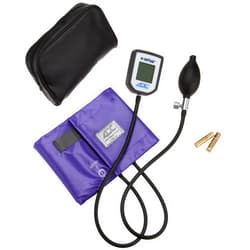 ADC 7002 E-sphyg Digital Pocket Aneroid Sphygmomanometer Blood Pressure Monitor, Reusable BP Cuff, Adult, Purple