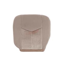 Auto Champ Of Texas Driver-Side Bottom Cloth Seat Cover Replacement Compatible with 2003-2007 GMC Sierra 1500 2500 3500 - Tan