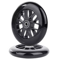 AOWISH 125mm Scooter Wheels 125mmX24mm Scooter Replacement Wheel w/Bearings ABEC-9 for Razor A3 Kick Scooter, DeltaWing Scooter, Swing Wiggle Scooter, Flicker Scooter, Wheel Chair, etc (2-Pack, Black)