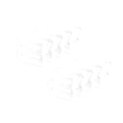 Andiker Kitchen Refrigerator Dividers 8 PCS, Adjustable Dresser Drawer Fridge Seperators Plastic Organizer Dividers for Home Kitchen Bedroom Office (transparent)