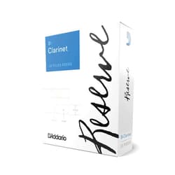 Rico D'Addario Reserve Bb Clarinet Reeds, Strength 3.0, 10-pack