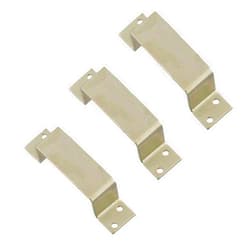 National Hardware National Mfg. N235291 Closed Bar Holder for Use with 2x4 for Doors, Zinc, 3 Pack