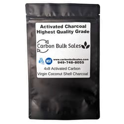 Carbon Bulk Sales Activated Carbon for Air Filtration - 4x8 Mesh Size (1 Pound)