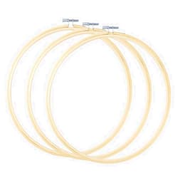 Caydo 3 Pack 12 Inch Wood Embroidery Hoop Circle Cross Stitch Hoop Ring for Art Craft Handy Sewing