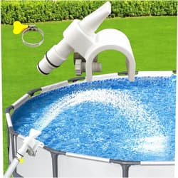 GFYYBKJ Pool Fountain for Above Ground Pools Only, Compatible with INTEX Above Ground Pools & Bestway Swimming Pools Above Ground, Fits Metal Frame and Ultra Frame Pools, Above Ground Pool Cooler Accessories