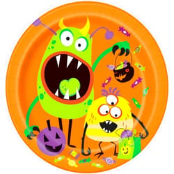Unique Party Round Dinner Paper Plates - 9