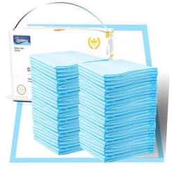 QDTTSRY Baby Disposable Changing Pad, 100 Count Thicken and High Absorb Incontinence Changing Pad with Breathable, Waterproof, Soft Non-Woven Fabric, Underpad 13X18 inch- Extra Thick