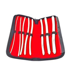 CynaMed 8 Hegar Medical Dilator Sounds Set 7.5inch Double Ended Instrument (Double Ended)