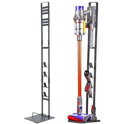 BRIGHTSHOW Vacuum Stand for Dyson V15 V11 V10 V8 V7 V6,Stable Metal Storage Bracket Holder for Handheld DC30 DC31 DC34 DC35 DC58 DC59 DC62 Cordless Vacuum Cleaners Accessories