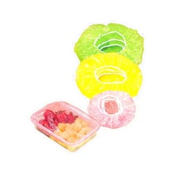 Trenton Gifts Elastic Food Covers, Plastic Kitchen Storage Lids for Meal Prep - Set of 24