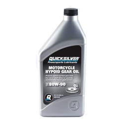 Quicksilver 8M0128380 80W-90 Motorcycle Hypoid Gear Oil – 1 Qt.
