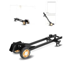 Wriboard Upgrade Door Dolly, Door Installation Dolly for Single-Person Door Moving, for Maximum 2.5 inch Thickness Pre-Hung Front, Slab Doors, Load Capacity: 330LB