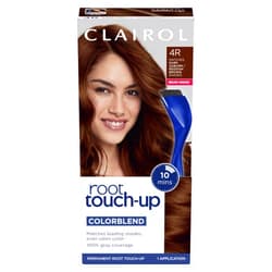 Clairol Root Touch-Up by Nice'n Easy Permanent Hair Dye, 4R Dark Auburn/Reddish Brown Hair Color, Pack of 1