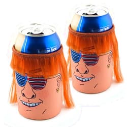 Legboot 2-Pack Mullet Coozie for 12oz Can Beer Bottle Insulator Drink Sleeve (Frat Bro x 2)