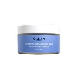 Gillian Cosmetics Tsubaki Facial Cleansing Balm with Gardenia Flower Extract; Remover & Face Cleanser, Sensitive Skin, Balm to Oil, Double Cleanse, Acne, Breakouts, Redness