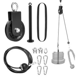 Eapele Fitness Pulley Cable System for Weight Lifting, Lat Pull Down, Weight Training, Biceps Curl, Triceps Pull Down, Row, Fly