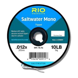RIO PRODUCTS Rio Fly Fishing Tippet Saltwater Mono 20Lb Fishing Tackle, Clear