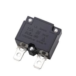 weelye 2Pcs 15A 125/250Vac 50Vdc Automatic Reset Relay Thermal Switch Circuit Breaker Current Overload Protector for Children Riding Electric Car Replacement parts