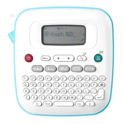 Brother P-Touch PT-N20 Personal Desktop Label Maker, Portable, Handheld and Prints, P-Touch Btag ~½” (12mm) Wide Color Personalized Label Tapes