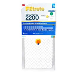 Filtrete 14x20x1 Smart Air Filter, MPR 2200 MERV 13, 1-Inch Premium Allergen & Home Pollutant Air Filters for AC and Furnace, 2 Filters