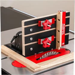 Woodpeckers Joinery Sled, Micro-Adjustable Jig for Cutting Precise Box Joints, Miters & Angled Cuts on the Table Saw and Router Table, Made in USA JSLED
