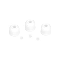 StonyLab Plastic Screw Caps Replacement Caps for Thermometer Inlet Adapter 14/20, 19/22 and 24/40, 3-Pack