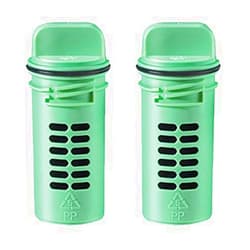 Fluidmaster 8202P8 Septic Tank Refill Cartridge Flush N' Sparkle Green Plastic Green Pair